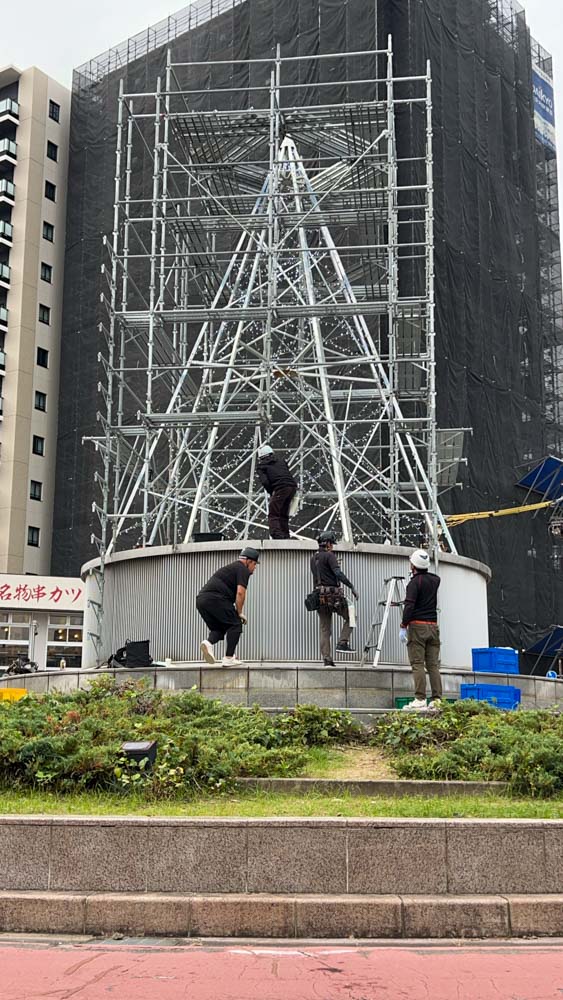 一宮駅前イルミネーション工事施工