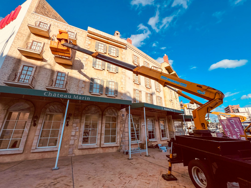 マルハン上小田井店_イルミネーション工事施工前
